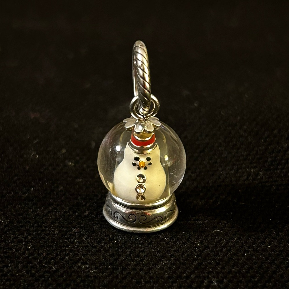 Brighton Christmas Snowman Charm